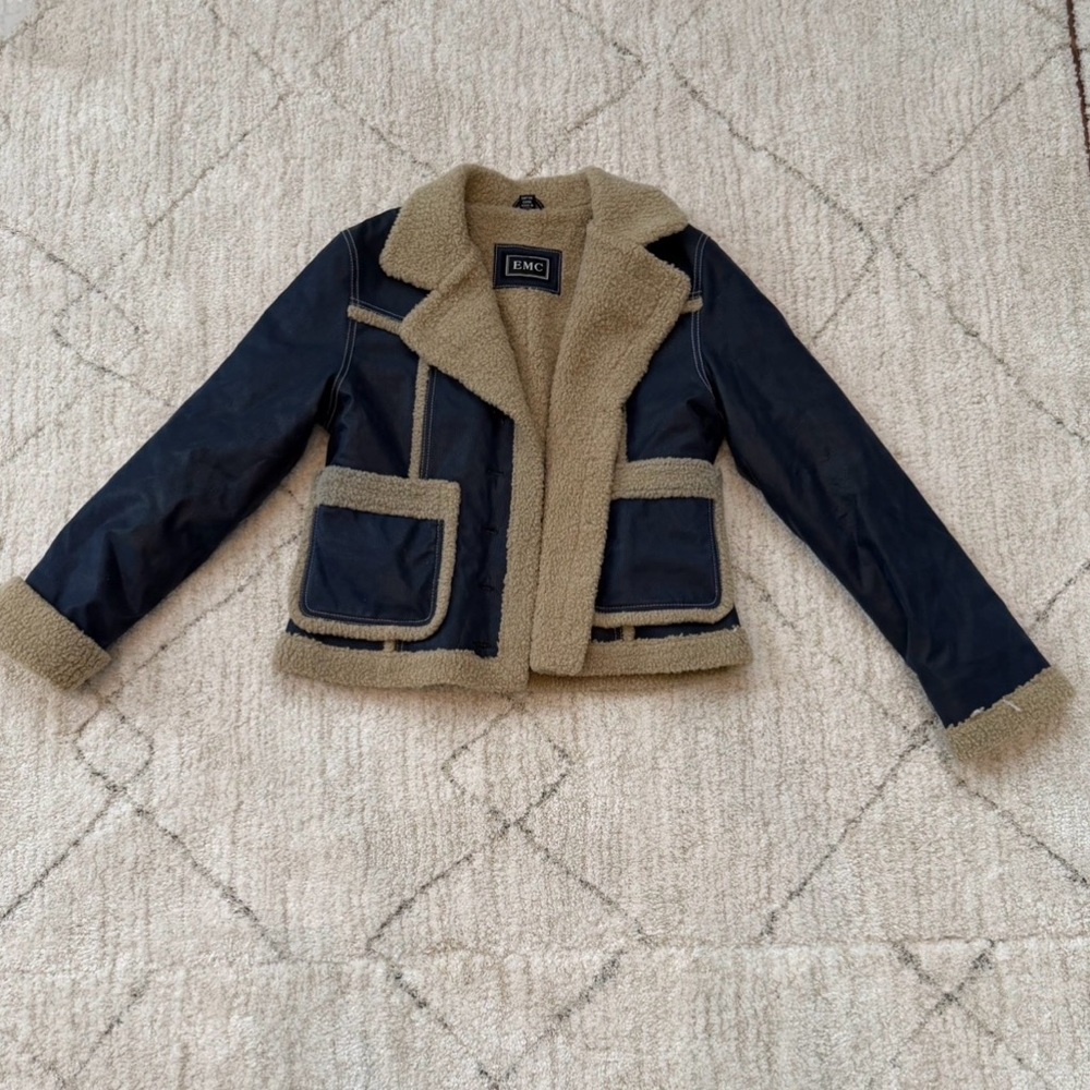 EMC Navy and Tan Jacket